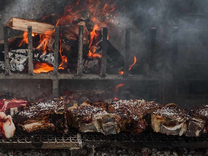 Meat & Fire <p style="white; font-size:14px; text-transform:none">Dive into the scenery of Castilian Spain and the greatest grilled meats in the world.</p>