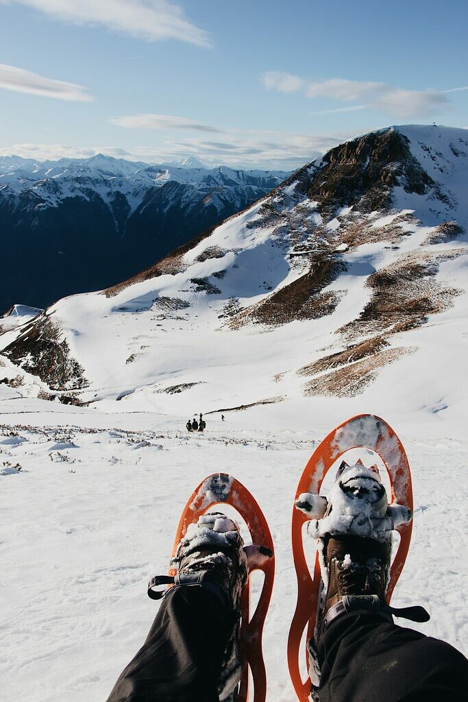 snowshoeing in Spain